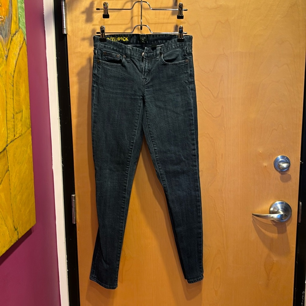 Dark wash Toothpick denim jeans